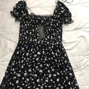 Black Floral Dress